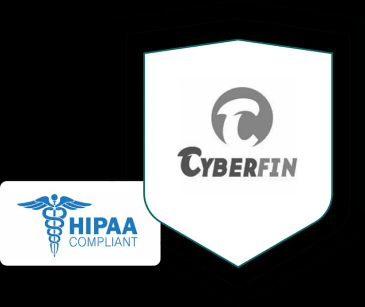 cyberfin and hipaa logo